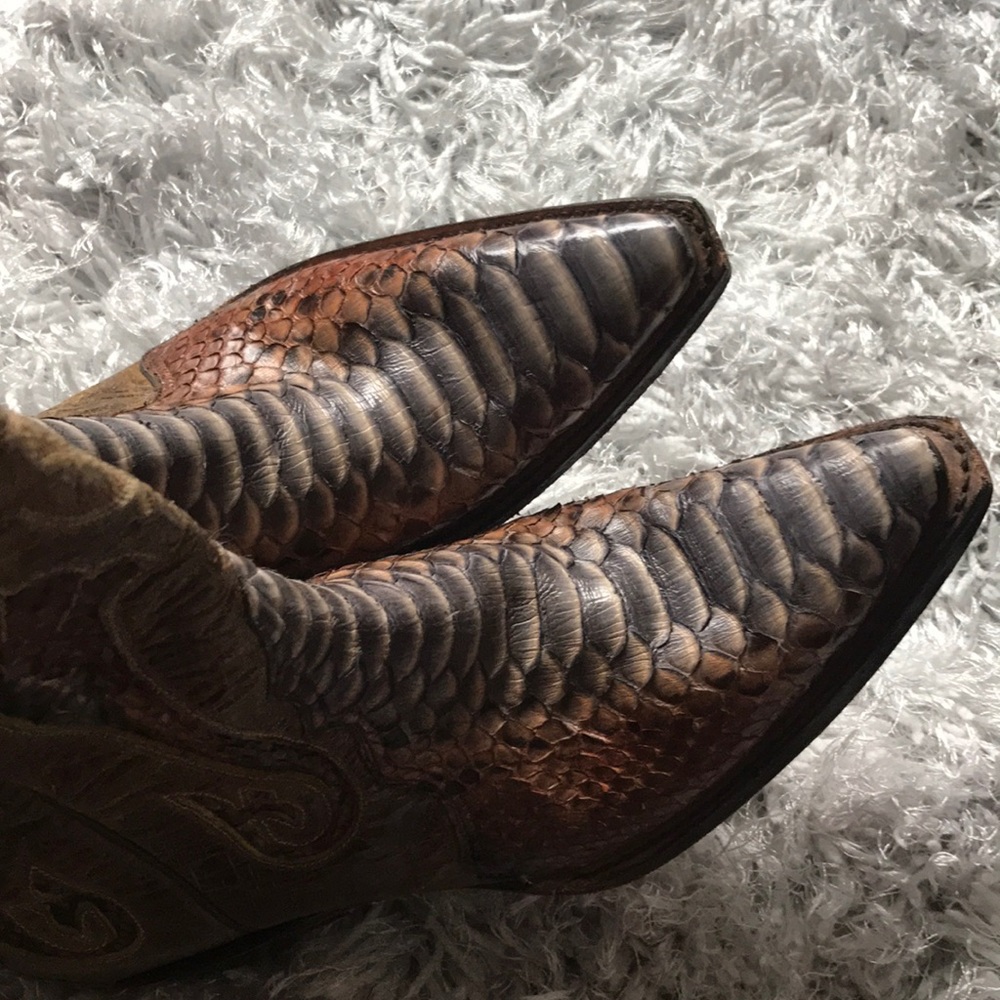 Authentic python cowboy boots - Picture 4 of 4
